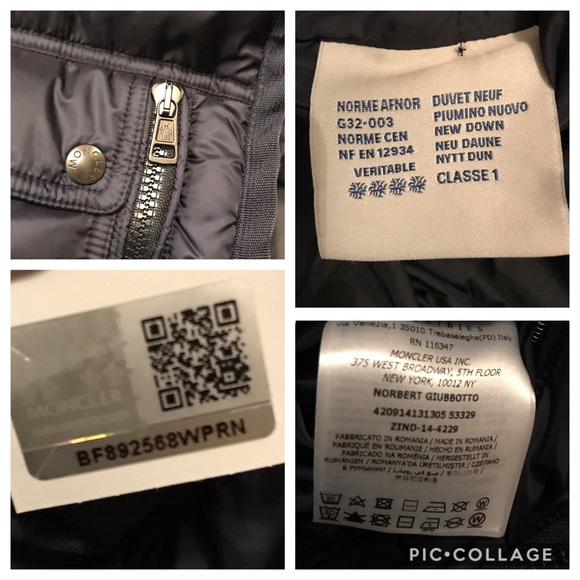 ❌SOLD❌ Moncler Norbert Men’s Blue Coat - Picture 8 of 8